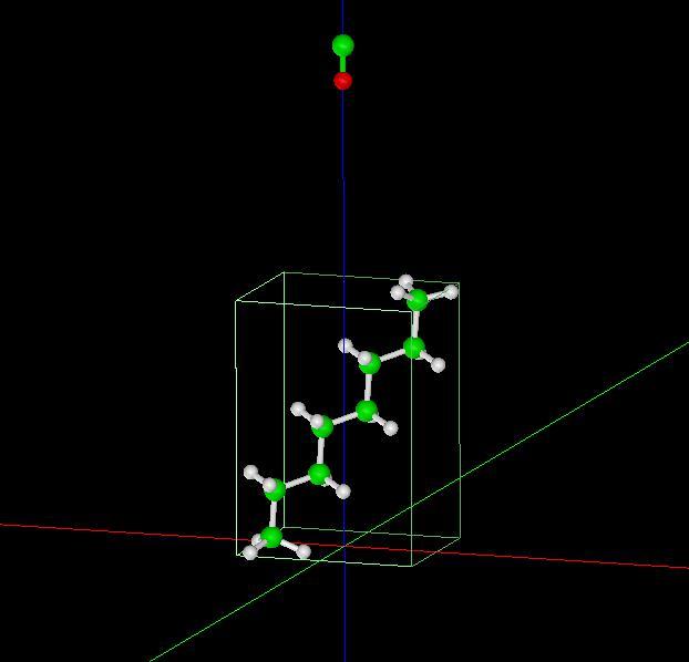 オクタン分子試料モデル